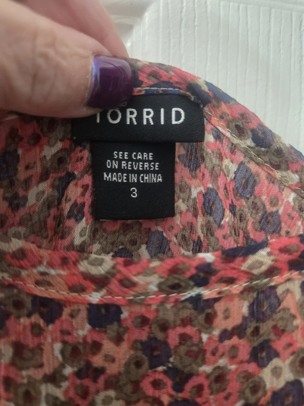 Torrid Pink Floral Gauzy Spaghetti-Strap Camisole - Picture 3 of 4